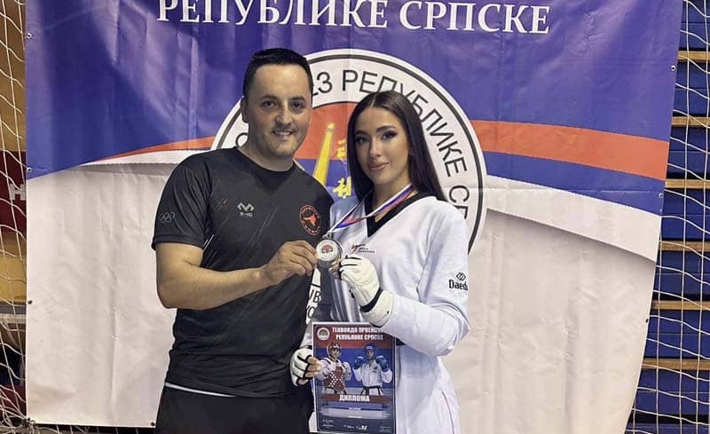 ТАЕКВОНДО: ПРВЕНСТВО РЕПУБЛИКЕ СРПСКЕ – Бранкица вицепрвакиња