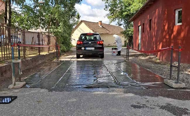 ЗБОГ СПРЕЧАВАЊА АФРИЧКЕ КУГЕ СВИЊА – Дезобаријера на Текеришу